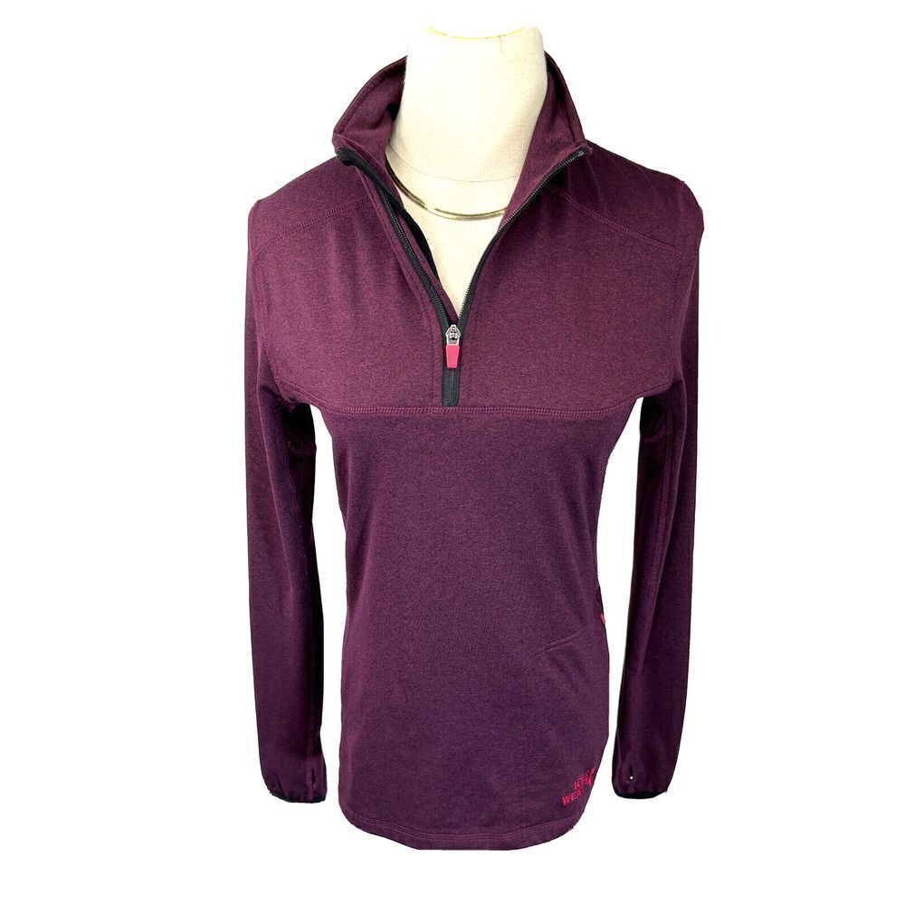 Icewear‎ Iceland Women’s Baselayer Sweater XS Mid Freydis 1/4 Zip Light Fleece